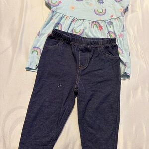 Kids Blue Denim Pants